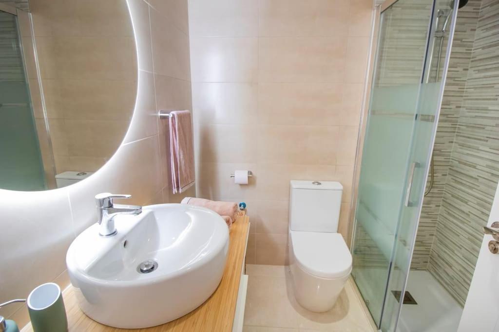 Feines Appartement Mit Hafenblick 산타 폴라 외부 사진