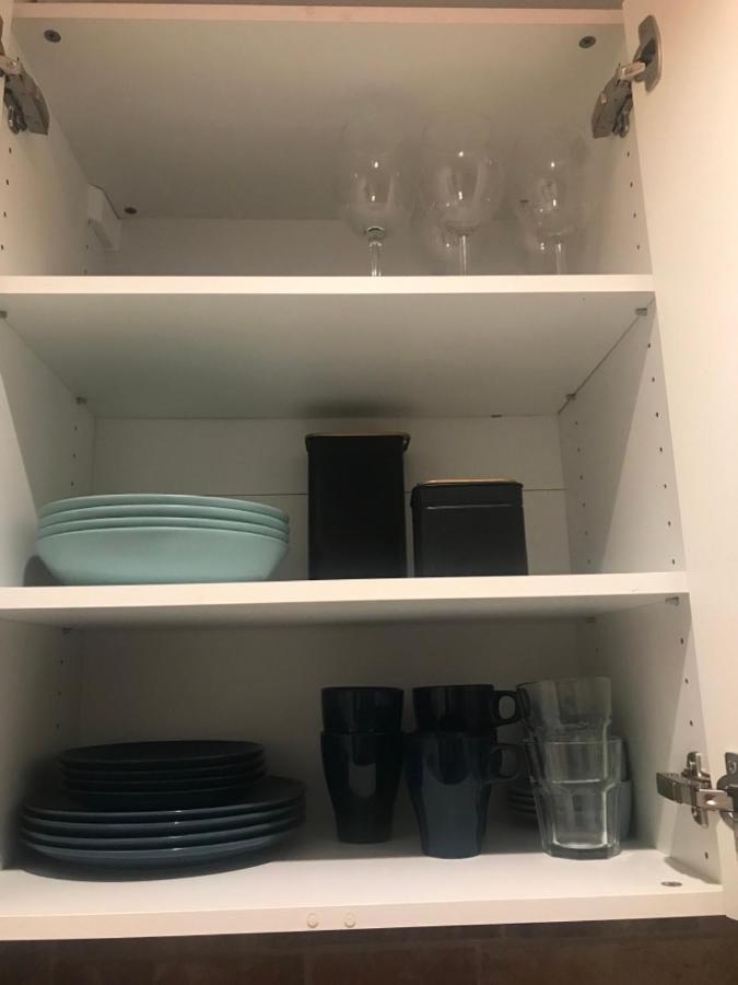 Feines Appartement Mit Hafenblick 산타 폴라 외부 사진