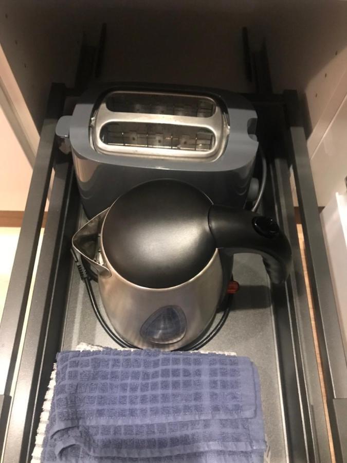 Feines Appartement Mit Hafenblick 산타 폴라 외부 사진